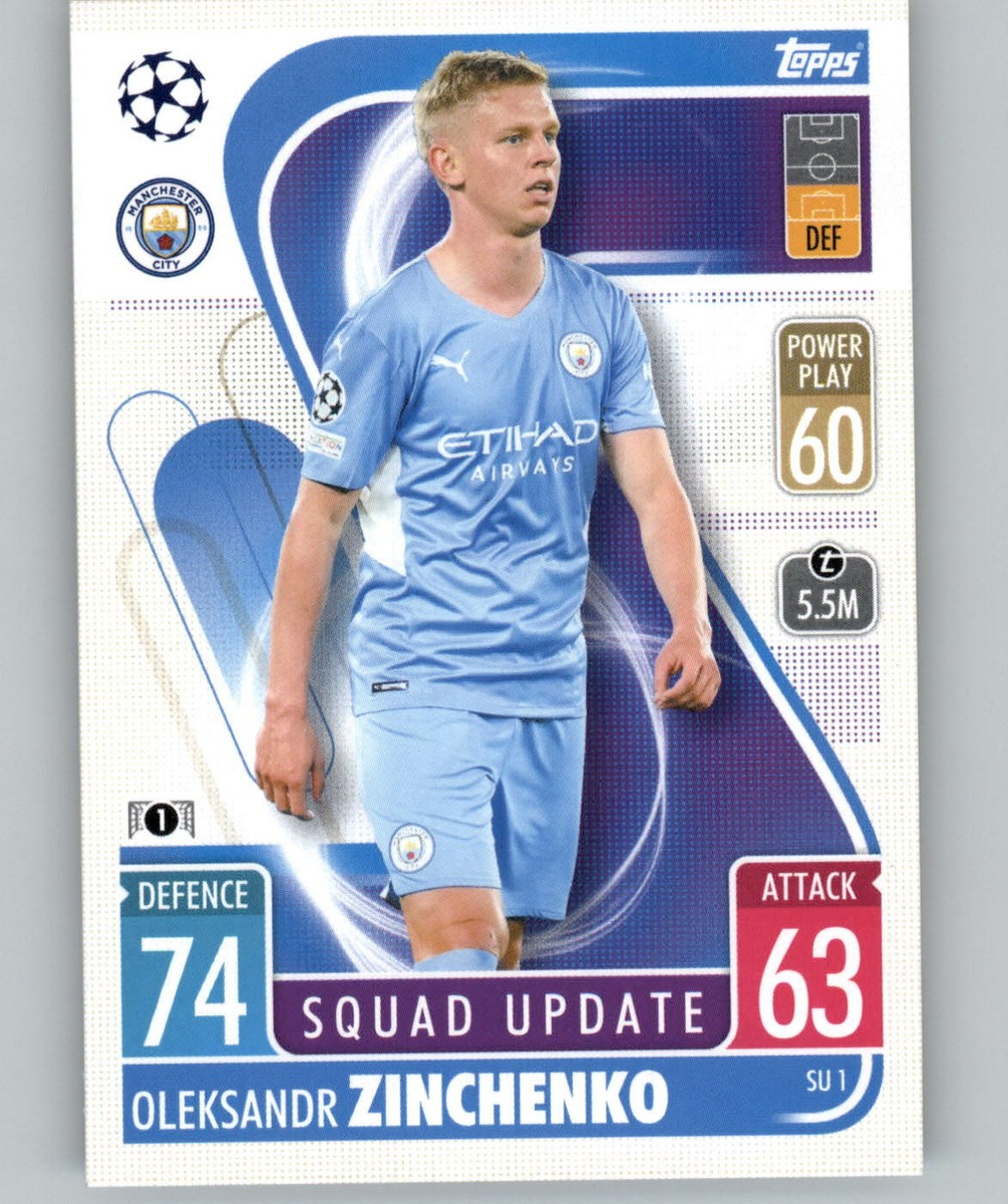 2021-22 UEFA Match Attax Extra SQUAD UPDATE Singles ~ YOU