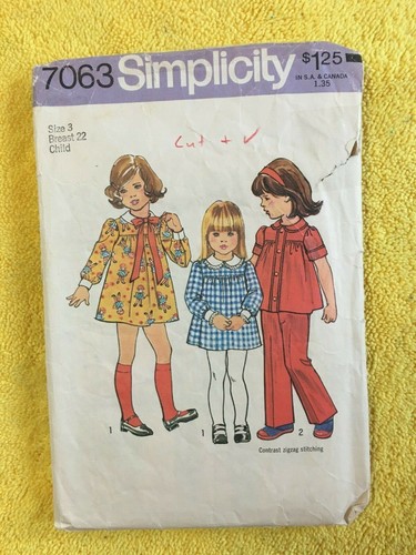 Simplicity Patterns ~ CUT PATTERNS ~ All Size 3 * ~ * ~ * ~ * ~ * Listing 5791 - Picture 54 of 105