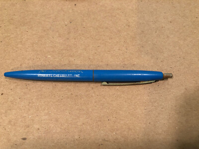 VINTAGE BIC CLIC USA BALLPOINT PENS BLUE USED Chevrolet Goodwrench Kansas City