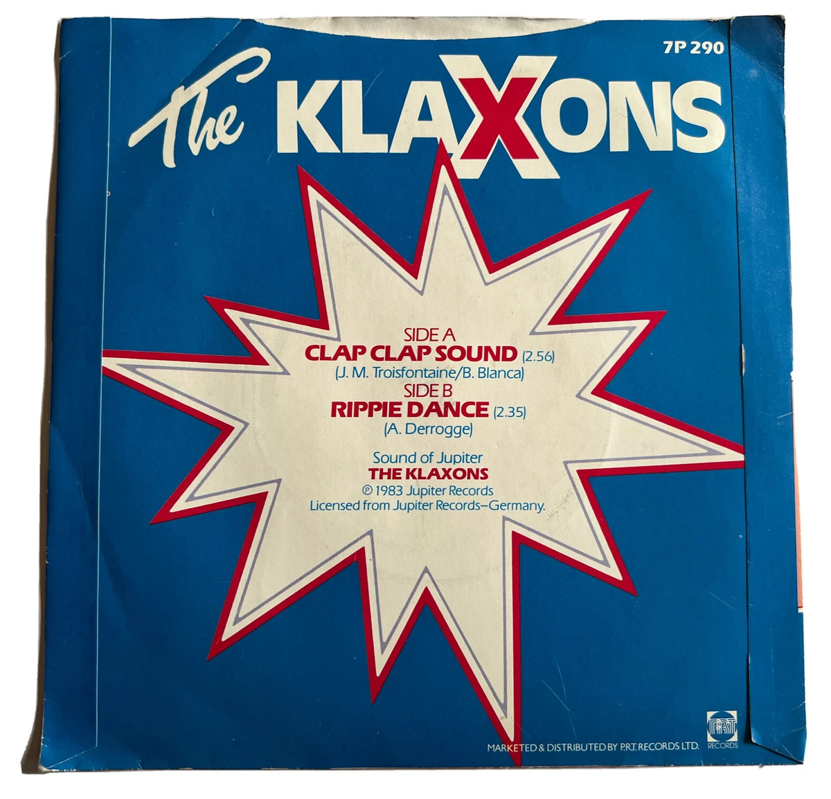 THE KLAXONS Clap Clap Sound 1983 7 Single 7P290