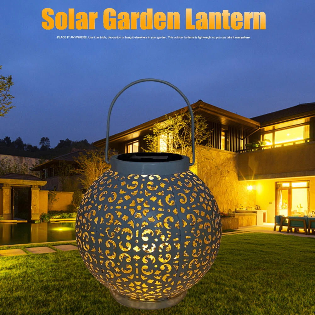 Moroccan outdoor 2024 solar lanterns