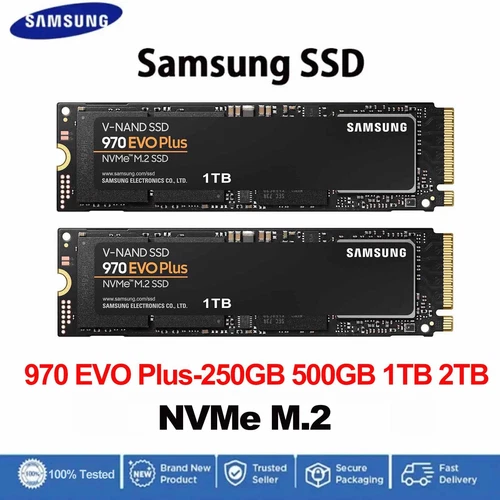 Samsung SSD 970 EVO Plus NVMe 250GB 500GB 1TB 2TB Internal Solid State Drive Lot