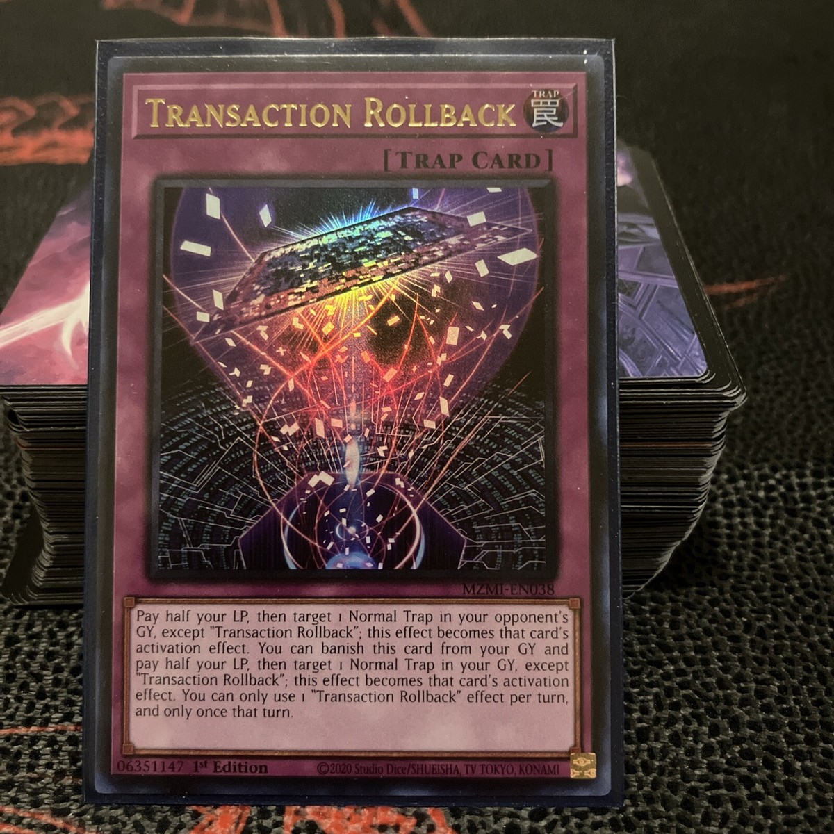 Transaction Rollback MZMI-EN038 1st Edition Ultra Rare NM | eBay