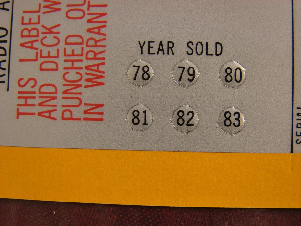 ACCESORIO DATSUN 78-83 NOS ESTÉREO REPRODUCTOR DE 8 PISTAS 280Z 280ZX CAMIÓN 200SX 210 510 Foto 4 de 4