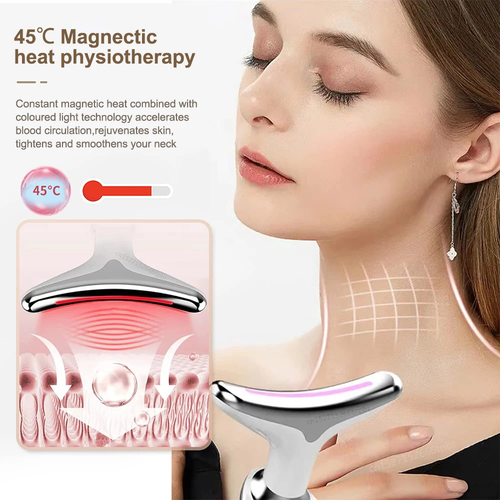 Facial Massager EMS Facial Microcurrent Anti-aging Facial Massager Red Light The - Picture 6 of 16