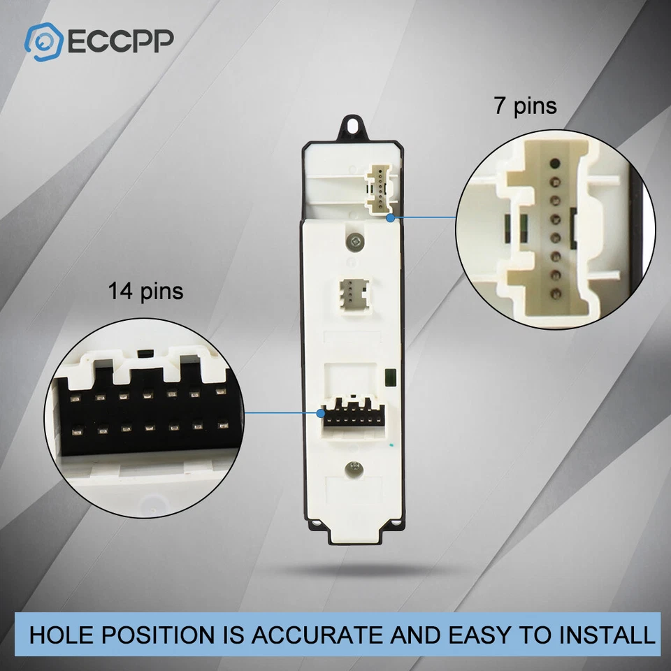 Interruptor de ventana eléctrico delantero izquierdo para Mazda 6 2006 2007 2008 GP7A-66350A Foto 3 de 4