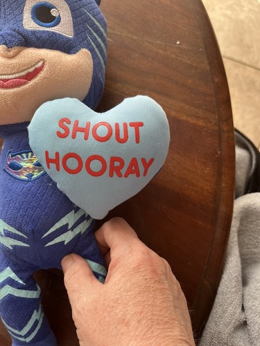 PJ Masks Catboy Valentine’s Day’s 15" Stuffed Plush Excellent Displayed Only - Picture 2 of 5