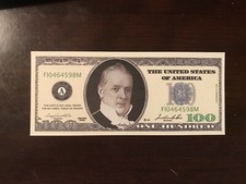 2005 100 Hundred Note (Fantasy - Not Real) - James Buchanan - 15th President