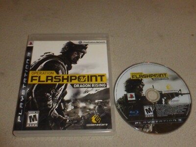 PLAYSTATION 3 PS3 GAME OPERATION FLASHPOINT DRAGON RISING W CASE CODEMASTERS
