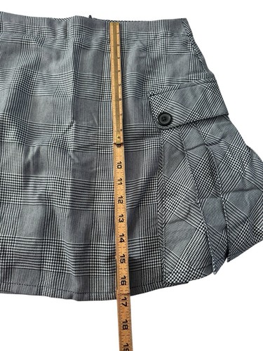 Lands End Skirt Womens 2 Skort Pleat Plaid Tartan Tennis Academia Preppy #4028 - Picture 13 of 14