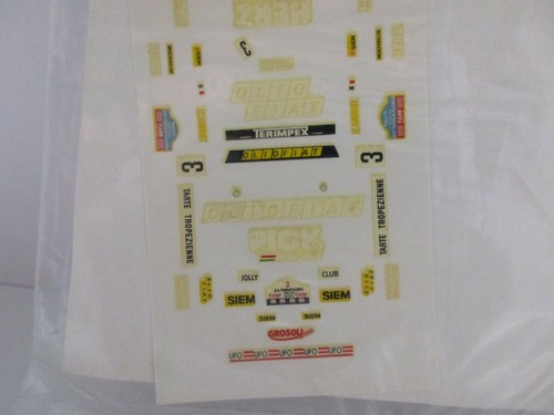 FDS 1/43 DECAL FERRARI 308 GTB RALLY SICILIA 1980 #3 N. 106 - Imagen 6 de 6