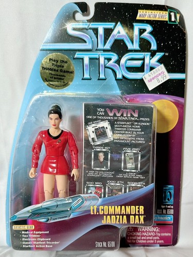 Vintage 1997 Star Trek Warp Factor Series 1 Jadzia Dax Figure Playmates NEW