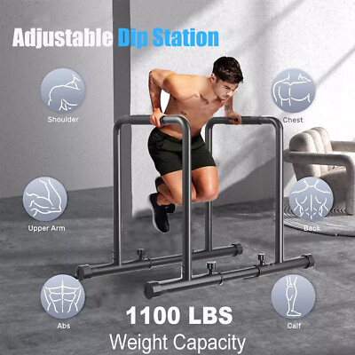Dip Barren Verstellbare Dip Dipstation Parallettes Ständer Push Up Bars Station