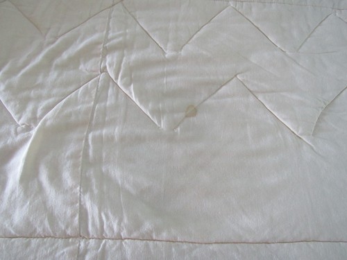 8 POINT STAR TWIN SIZE QUILT 69"x85" BLUE PINK FLORALS CHECKERED ON WHITE - Picture 18 of 18