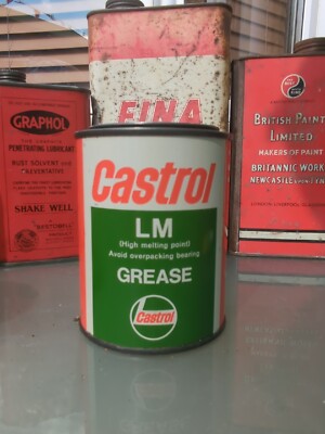 Vintage Castrol Lm Fettdose Öl Benzinkanister