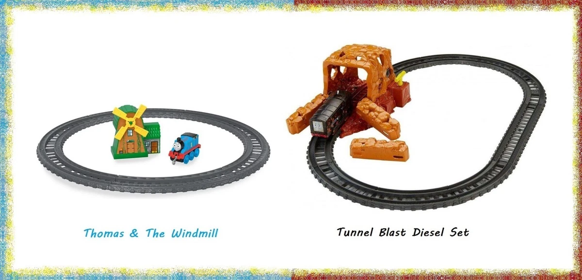 Thomas Friends Trackmaster Tunnel Blast Diesel Set Plus Thomas