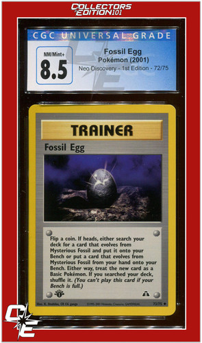 Fossil Egg (1st Edition) graded CGC 8.5 for sale on eBay