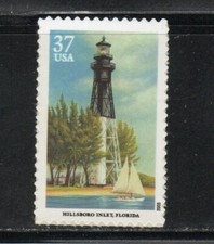 3791 * HILLSBORO INLET FLORIDA ~ LIGHTHOUSE *  U.S. Postage Stamp MNH ^