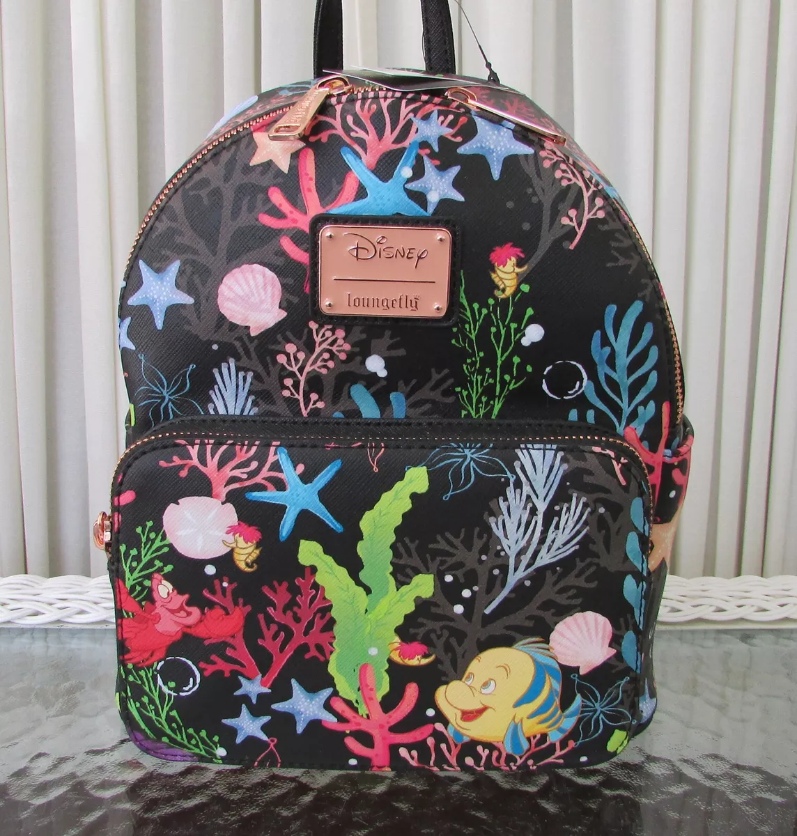 Loungefly Disney The Little Mermaid Floral Mini Backpack - BoxLunch  Exclusive