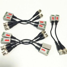10Pcs CCTV Camera Passive Video Balun BNC Connector Coaxial Cable Adapter