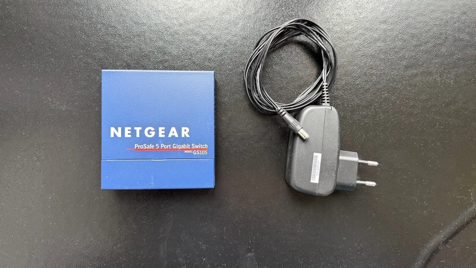 NetGear GS105 V4 ProSafe Ethernet-Switch 5-Port Gigabit 