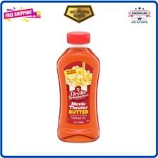 Orville Redenbachers Popcorn Oil, Movie Theater Butter Flavor, 13 fl oz.