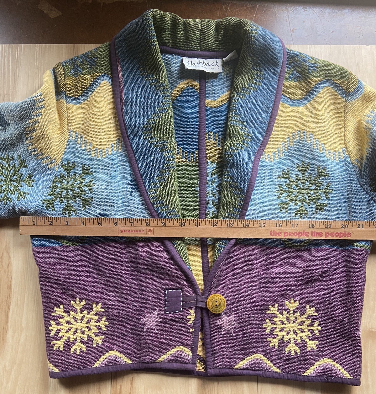 Flashback Jacket Women's Medium Tapestry Blanket … - image 14