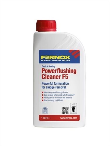 Fernox F5 Powerflushing Radiator Cleaner Removes Flux Residues Central Heating - Picture 2 of 2