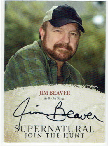 Supernatural Seasons 4-6 Auto Autograph JB Jim Beaver As Bobby Singer - Picture 2 of 2