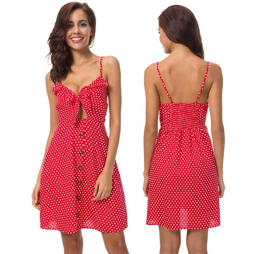 Summer Women's Casual Dress Style Short Sleeve Waist Up Large Swing Skirt Dress - Picture 14 of 213