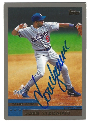 Jose Vizcaino MLB Original Autographed Items