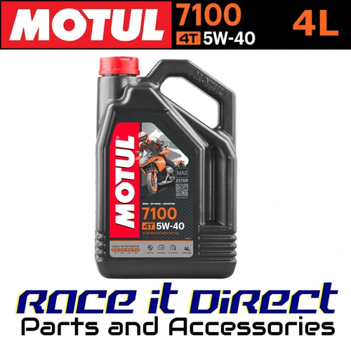 Motul 7100 4T 5W-40 Motorcycle Engine Oil Fully Synth 5W40 4 Litres 4L