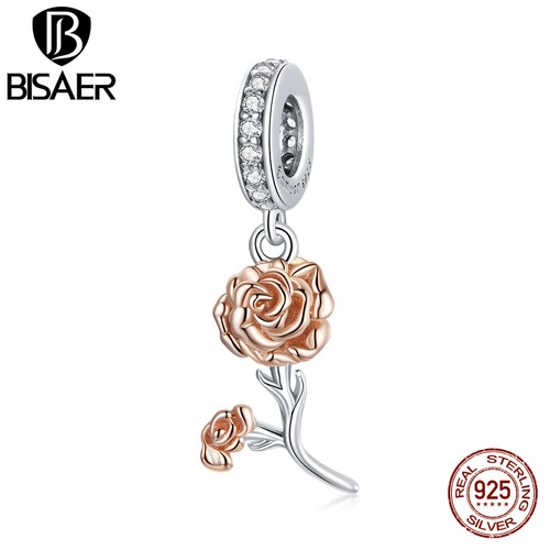 Auténtico brazalete de plata de ley 925 con dijes de circonita cúbica transparente ajuste de cuentas para mujeres niñas - Imagen 171 de 437