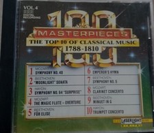 100 Masterpieces: Top 10 of Classical Music: 1788-1810 (CD)
