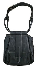 Hogan Womens Snap Closure Textured Leather Sh...