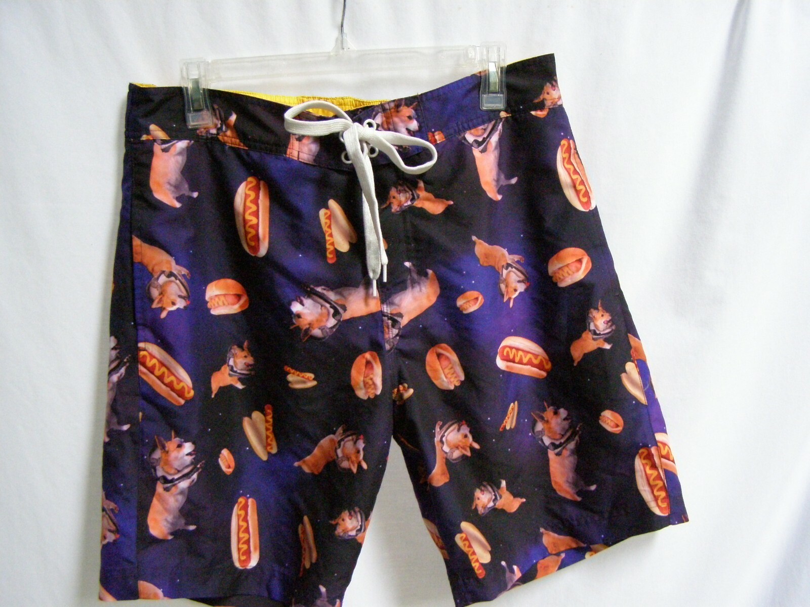 NWT Walnut and 39th HOT DOGS AND DOGS Swim Trunks size MED eBay