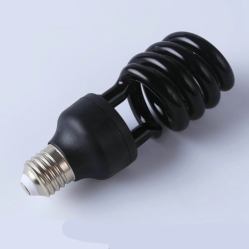 E27 Threaded Mouth 15W Black Light UV Ultra Violet Low Energy Saving Lamp Bulb - Picture 3 of 6