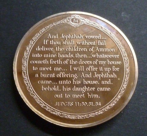 The Thomason Medaglic Bible grandi medaglioni di bronzo Franklin nuovi di zecca: vedi menu - Foto 74 di 122