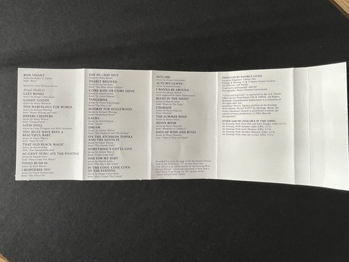 Ein Abend mit Johnny Mercer, Kassette, 1977 Live Show, Texte & Lyriker, DRG - Bild 6 von 10
