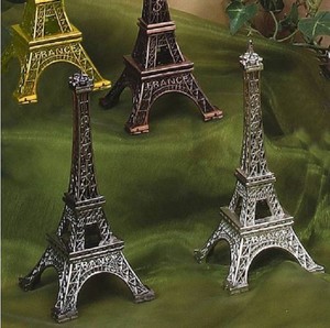 Paris Bronze 6 Eiffel Tower Wedding Birthday Party Decoration