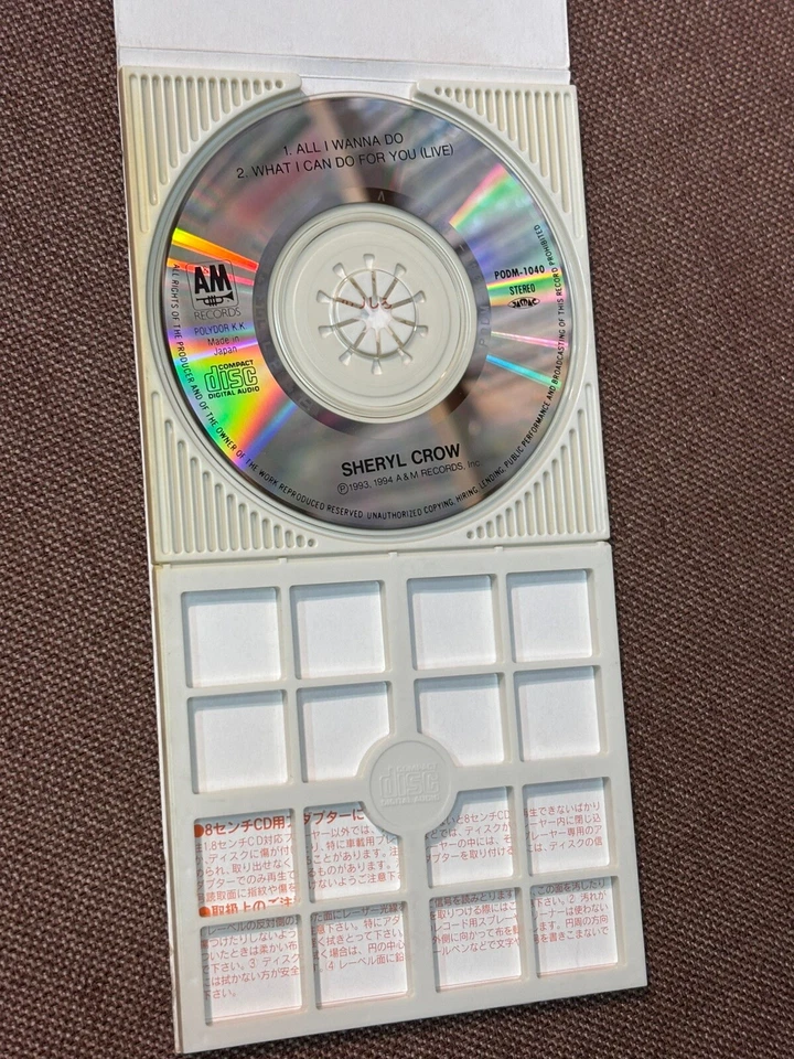 SHERYL CROW All I Wanna Do JAPAN 3" CD SINGLE PODM-1040 Not-snapped /Not-folded - Image 4 of 4