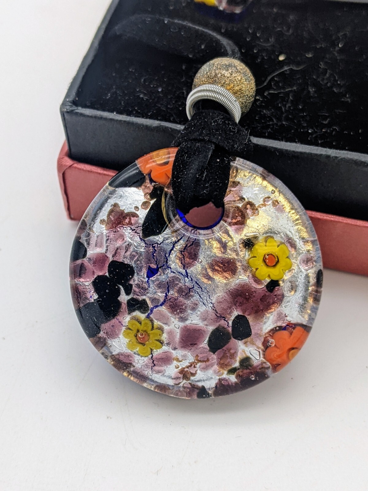 Murano Ring, Necklace, Earring Set - image 5