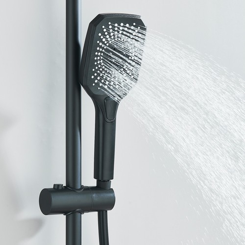 Edelstahl Duschsystem Duscharmatur Dusch Kopf Duschset Mischbatterie Regendusche - Bild 4 von 17