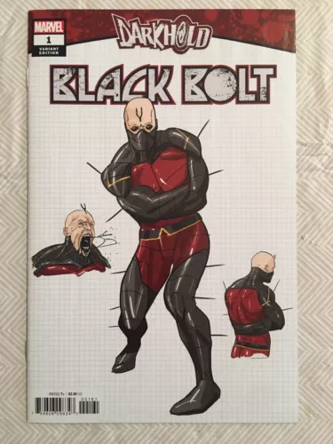 The Darkhold: Black Bolt #1 Cian Tormey 1:10 Design Cover