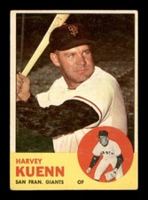 1963 Topps Set Break #30 Harvey Kuenn VG *OBGcards*