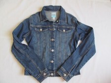 New Old Navy Teen Girls XXL 16 Denim Blue Cotton Spandex Jacket