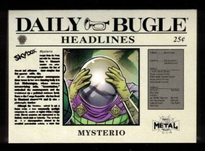Spider-Man Metal Universe: Daily Bugle Headlines DB-11 Mysterio
