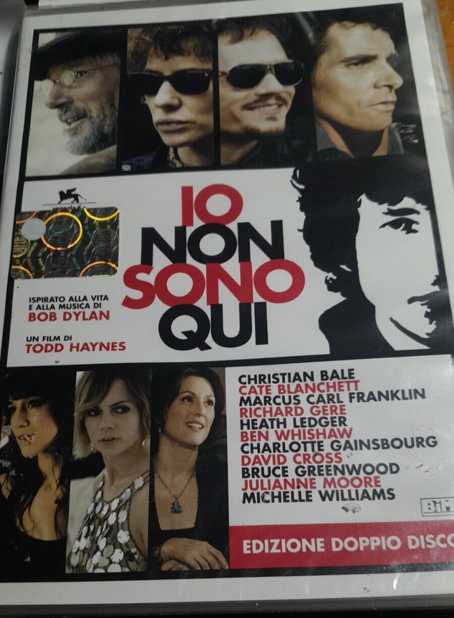✅DVD Video I Am Not Here Bob Dylan Christian Bale Cate Blanchett Todd Haynes