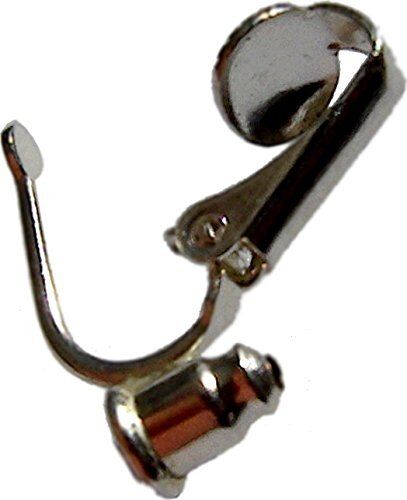 Ohrring / Ohrstecker Umwandler / Adapter zum Ohr-Clip silber- und goldfarben - Bild 4 von 5