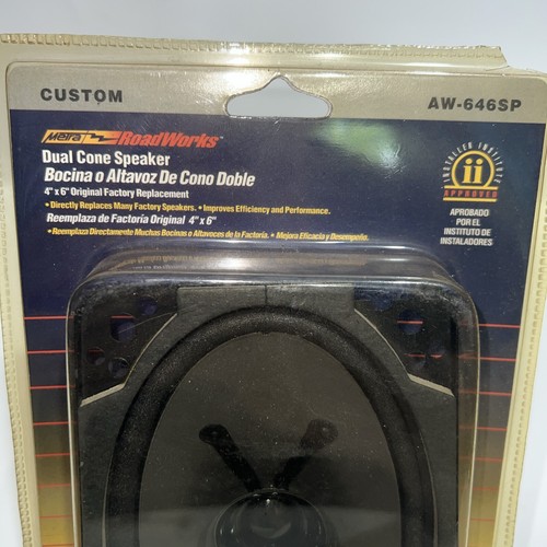 Metra/Roadworks 6x8 Dual-Cone Speaker AW-668SP - Picture 2 of 7